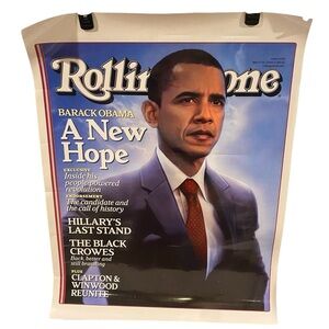 2008 Rolling Stone Barack Obama A New Hope Cover 22" x 34” Art Print Poster